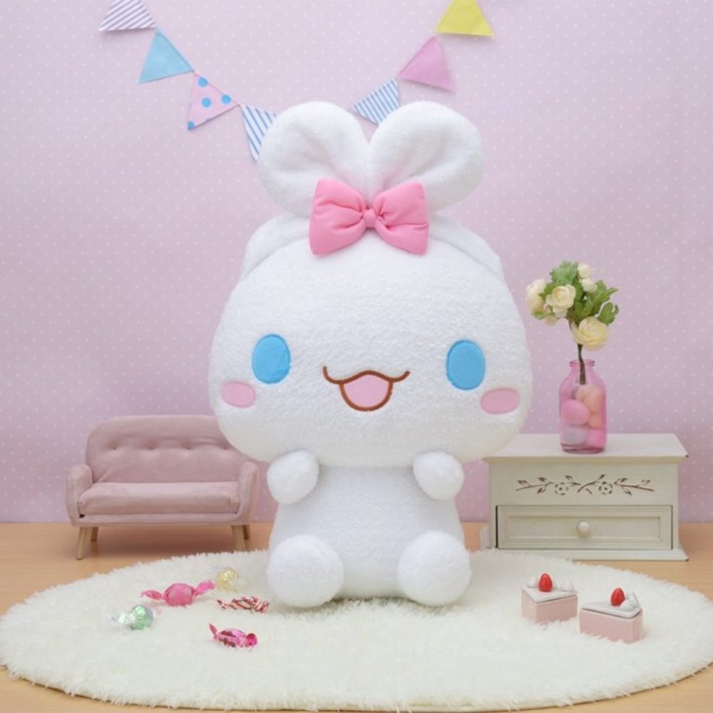 Cinnamoroll - Yurukawa Pink Ribbon XL Plushie